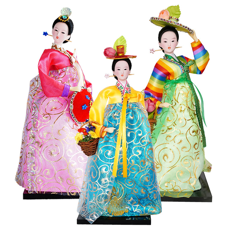 Korean Lifestyle Items - 30 CM Korean National Doll Wedding