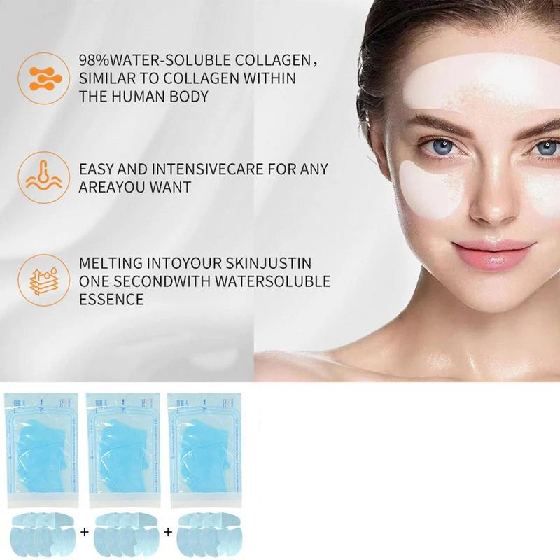 3pcs Soluble Collagen Face Mas - огляд і ціна Sheet Mask Collagen