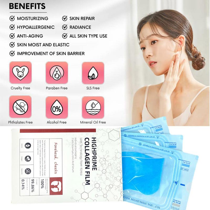 3pcs Soluble Collagen Face Mas - огляд і ціна Sheet Mask Collagen