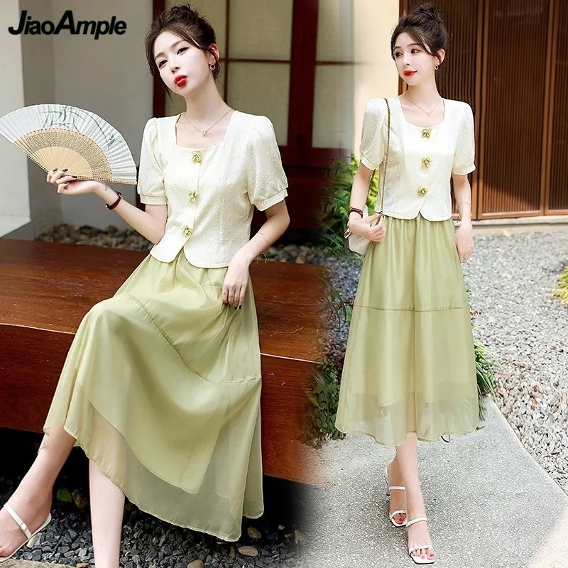 2024 Summer Women Graceful Flo - огляд і ціна Korean Lifestyle