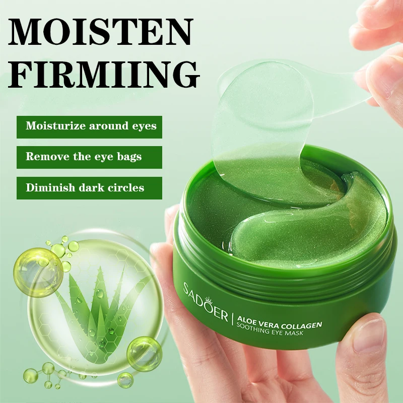 60pcs Aloe Vera Collagen Eye M - огляд і ціна Sheet Mask Collagen