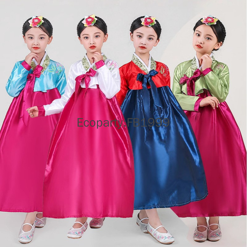 4 Colors Girls Hanbok Dress Ko - огляд і ціна Korean Lifestyle