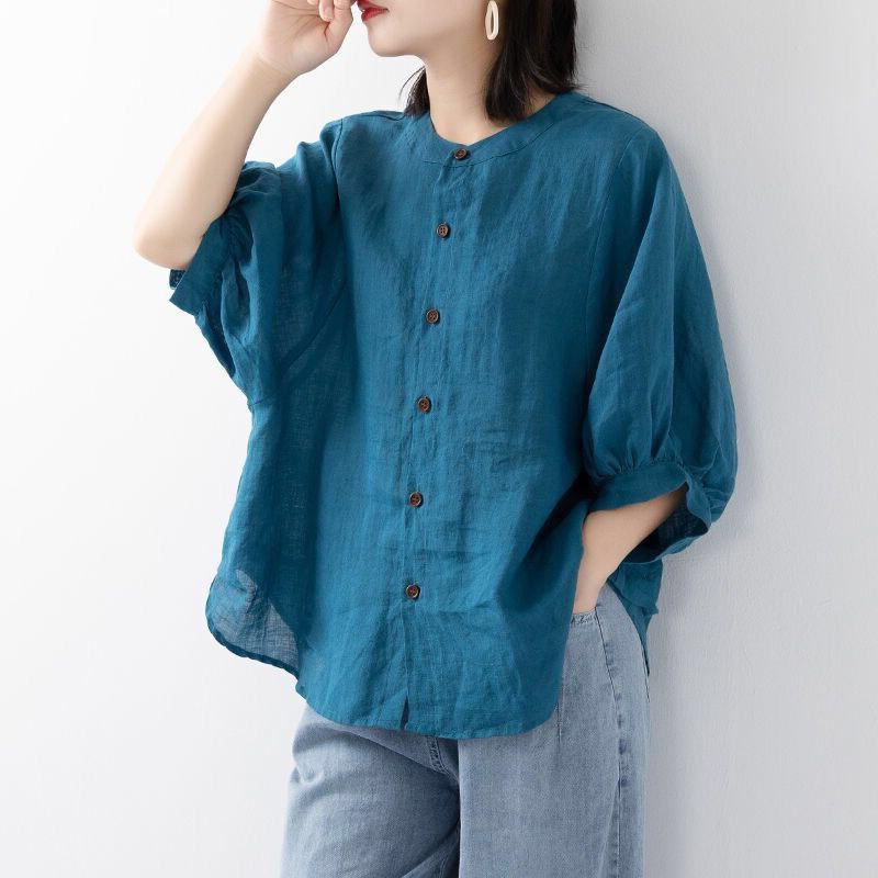 Cotton and linen shirt women's - огляд і ціна Korean Lifestyle