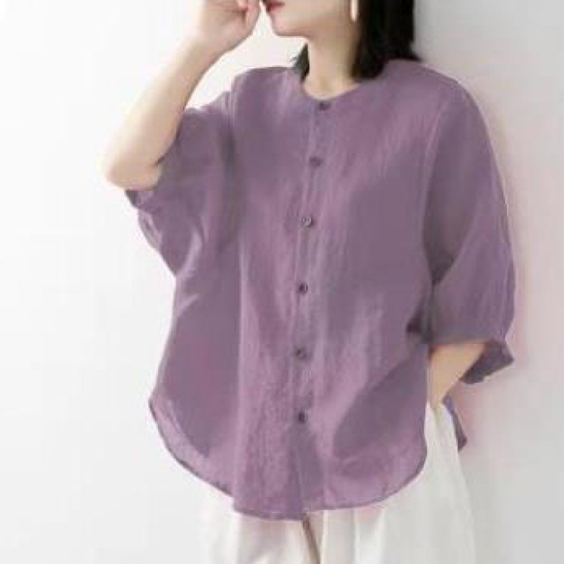 Cotton and linen shirt women's - огляд і ціна Korean Lifestyle