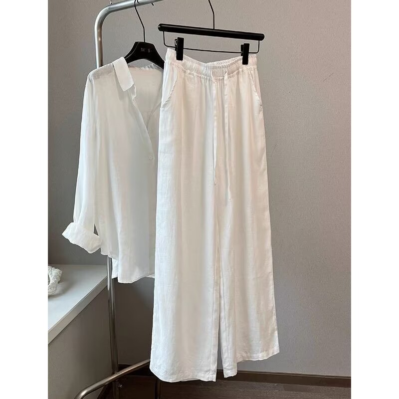 Korean White Cotton Linen Wide - огляд і ціна Korean Lifestyle