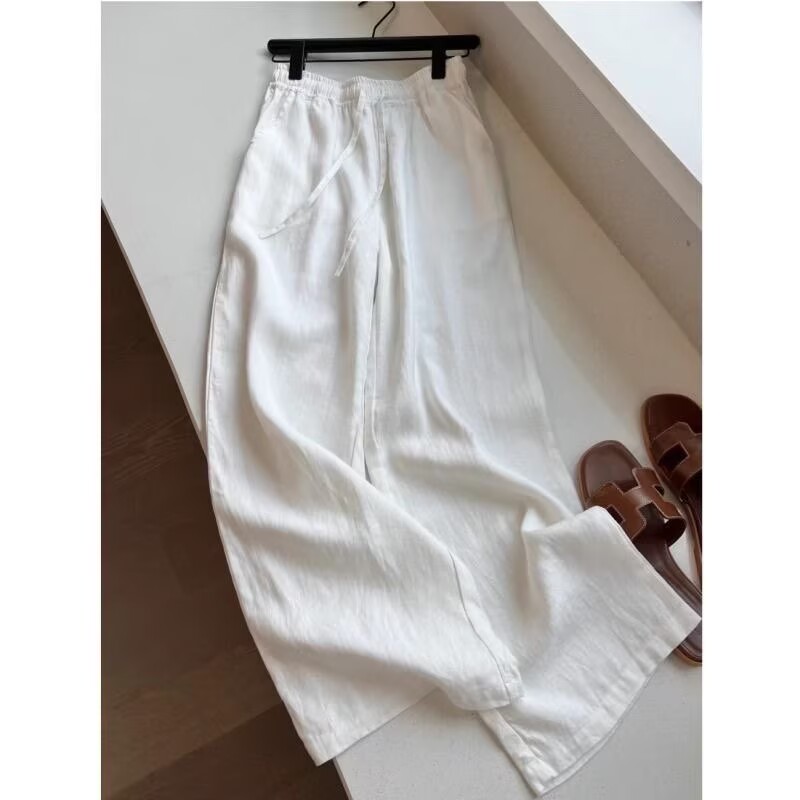 Korean White Cotton Linen Wide - огляд і ціна Korean Lifestyle