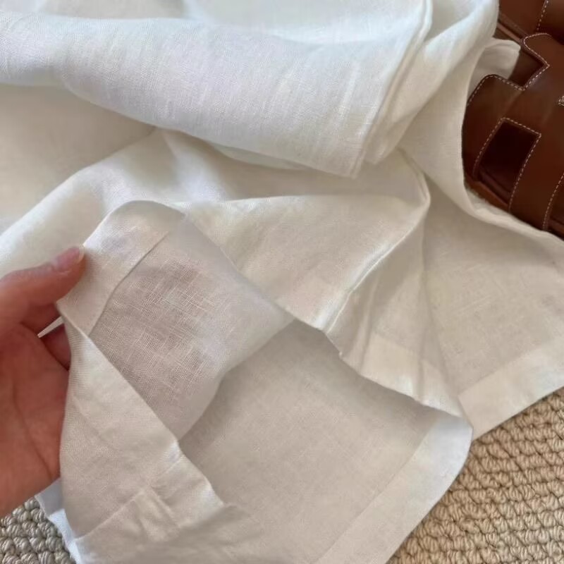 Korean White Cotton Linen Wide - огляд і ціна Korean Lifestyle