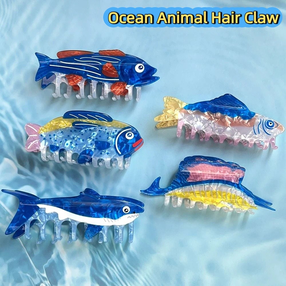 Hairpin Ocean Animal Hair Claw - огляд і ціна The Korean Lifestyle