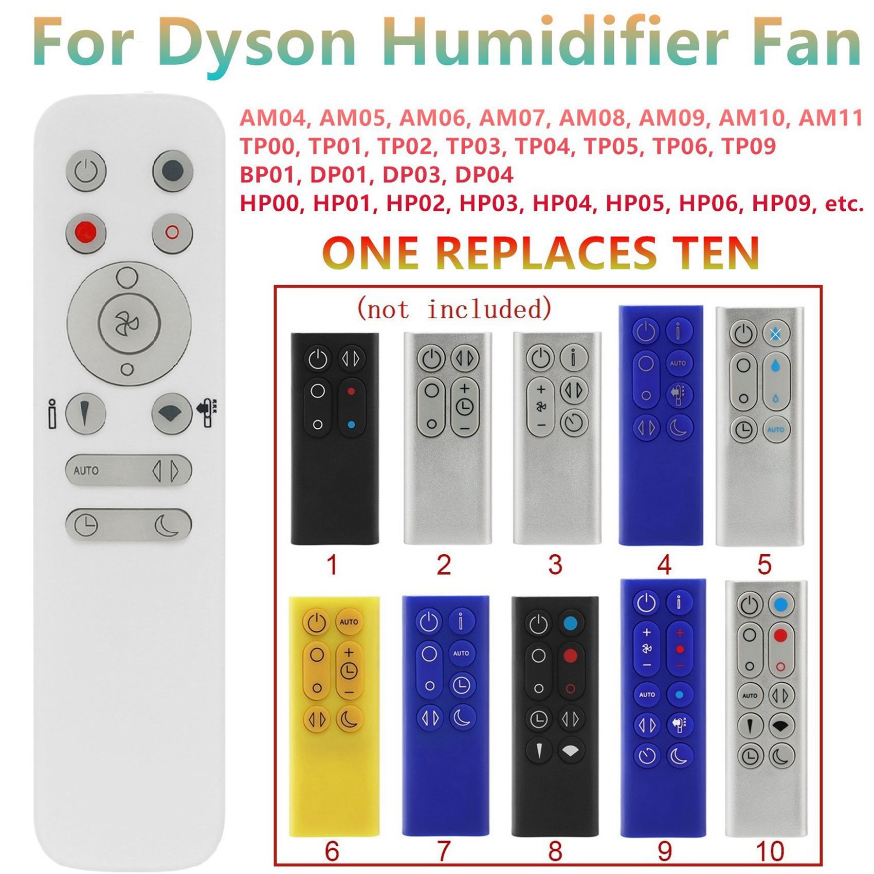 New 10 in 1 Remote Control for - огляд і ціна Dyson Fan Am07